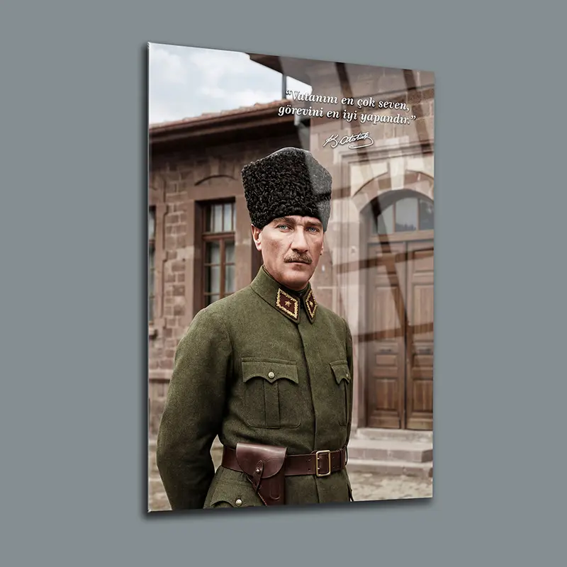 Atatürk YZ 319 Cam Tablo