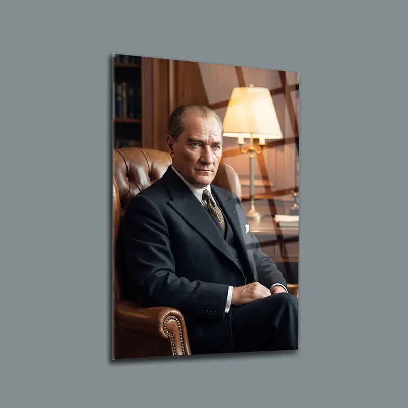 Atatürk YZ 338 Cam Tablo
