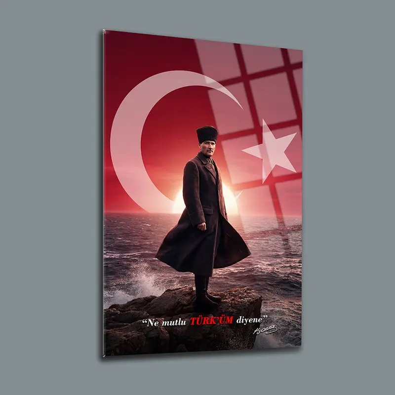 Atatürk YZ 353 Cam Tablo