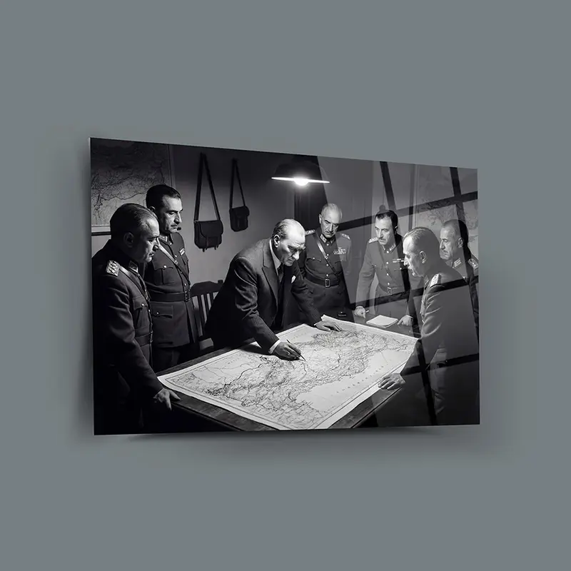Atatürk YZ 366 Cam Tablo