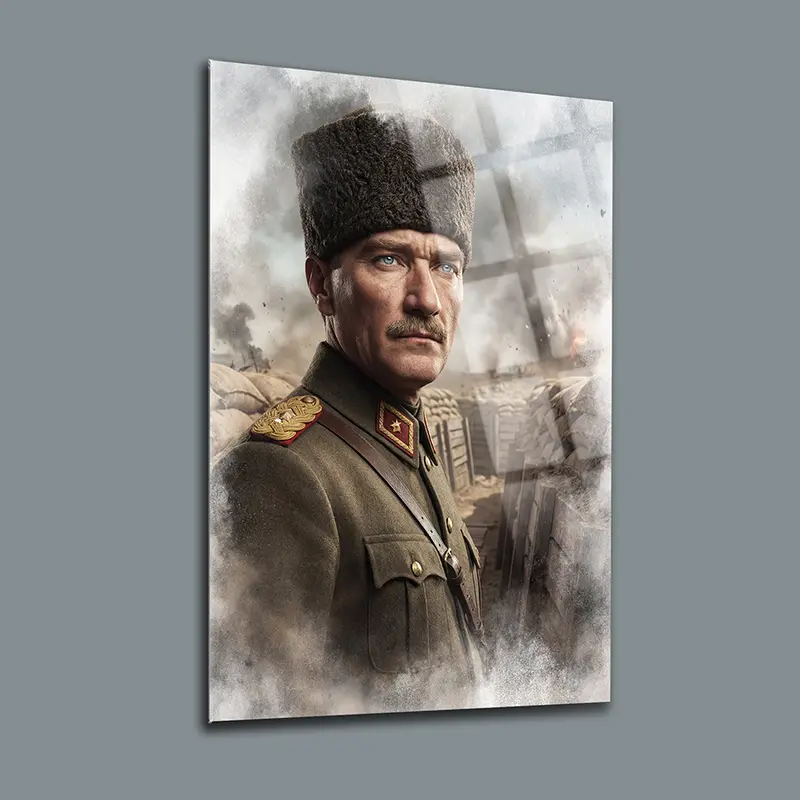 Atatürk YZ 369 Cam Tablo