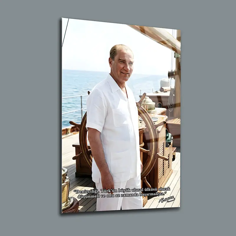 Atatürk YZ 374 Cam Tablo