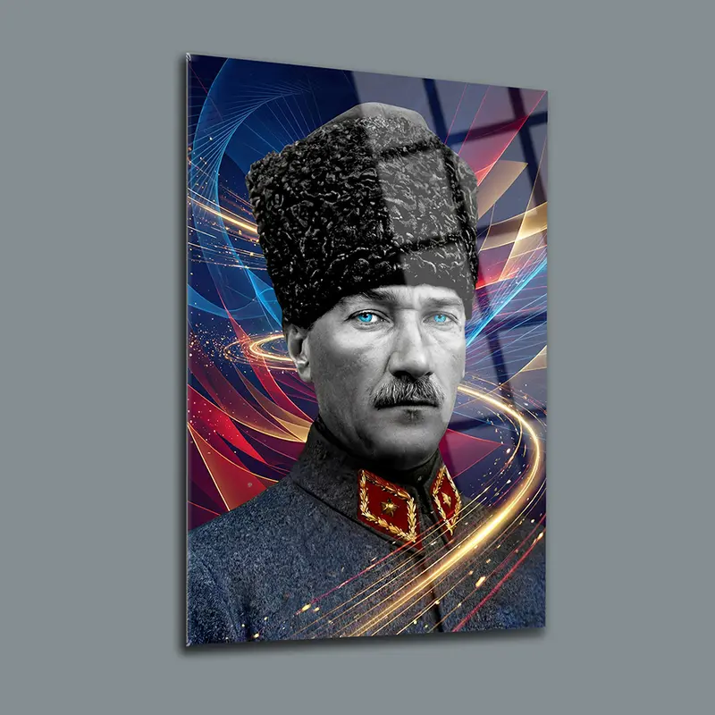Atatürk YZ 379 Cam Tablo