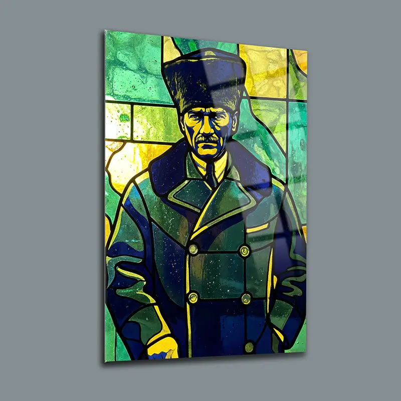 Atatürk YZ 382 Cam Tablo