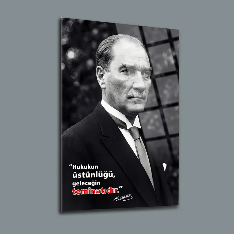 Atatürk YZ 383 Cam Tablo