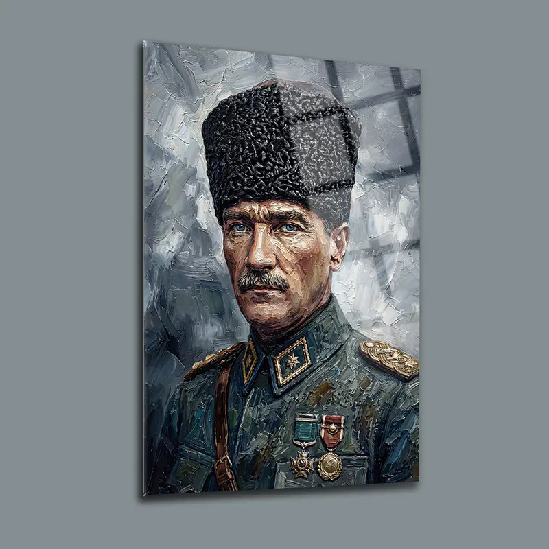 Atatürk YZ 384 Cam Tablo