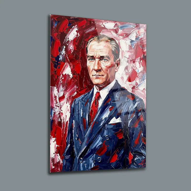 Atatürk YZ 385 Cam Tablo