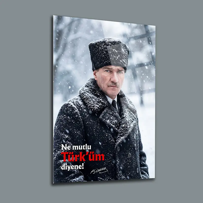 Atatürk YZ 393 Cam Tablo