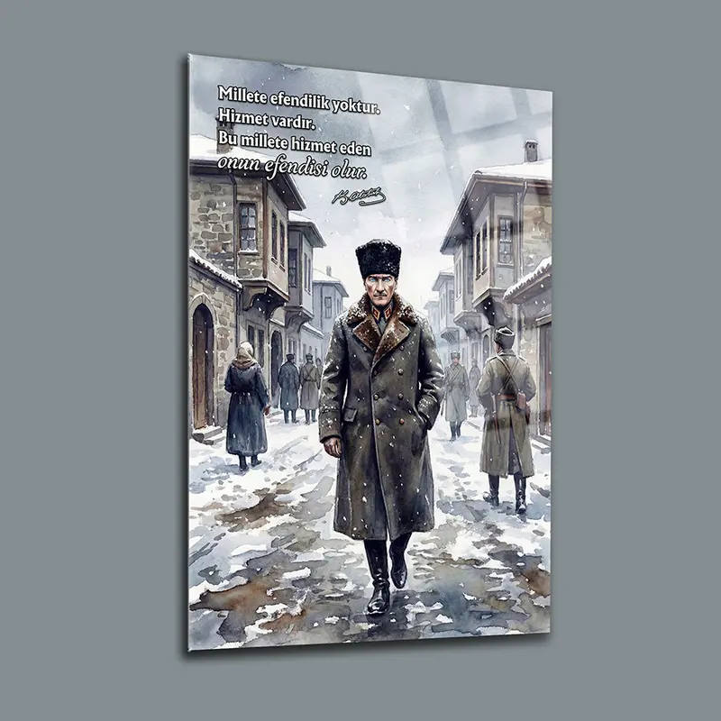 Atatürk YZ 396 Cam Tablo