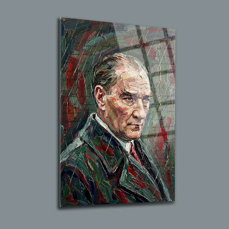 Atatürk YZ 399 Cam Tablo