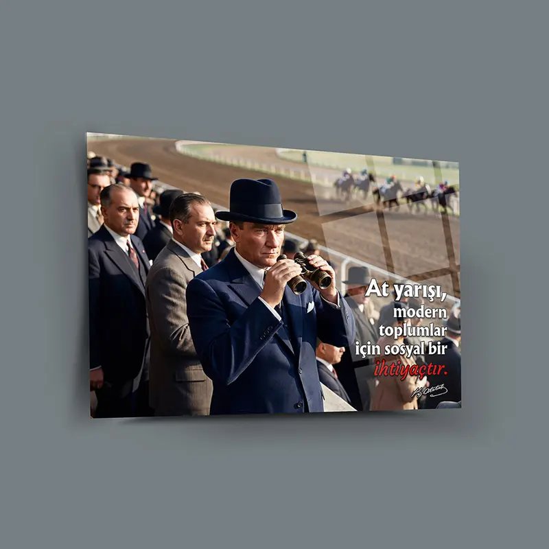 Atatürk YZ 414 Cam Tablo