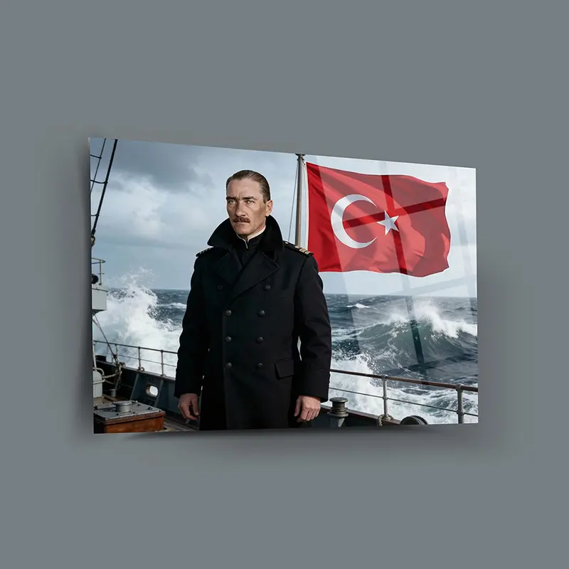 Atatürk YZ 419 Cam Tablo