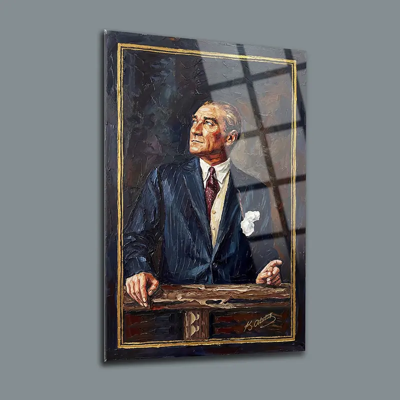 Atatürk YZ 426 Cam Tablo