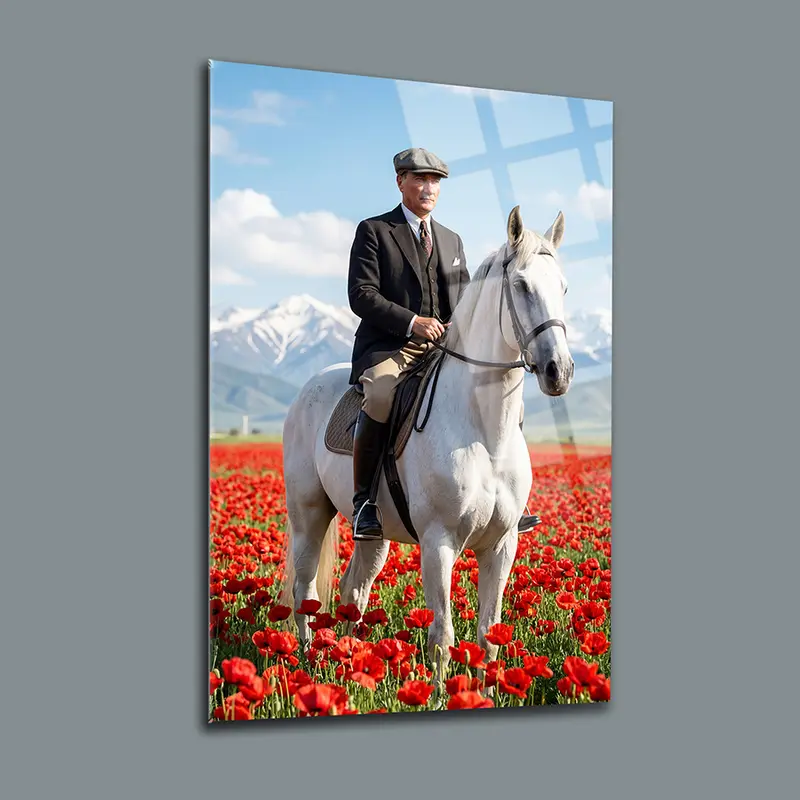 Atatürk YZ 428 Cam Tablo