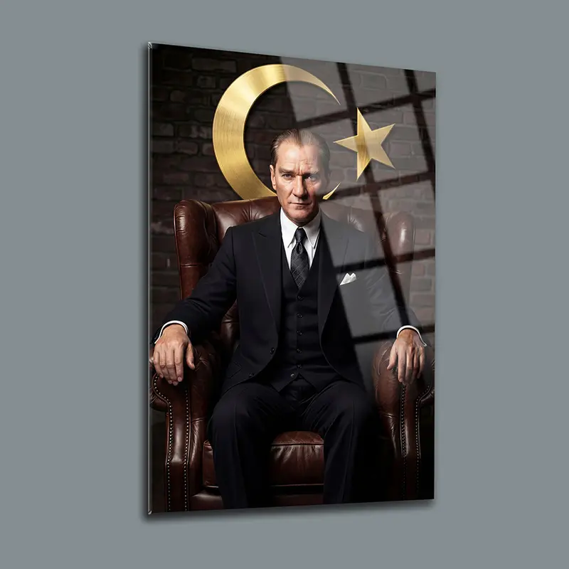 Atatürk YZ 429 Cam Tablo