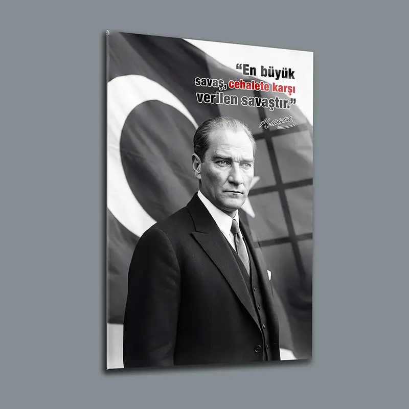 Atatürk YZ 430 Cam Tablo