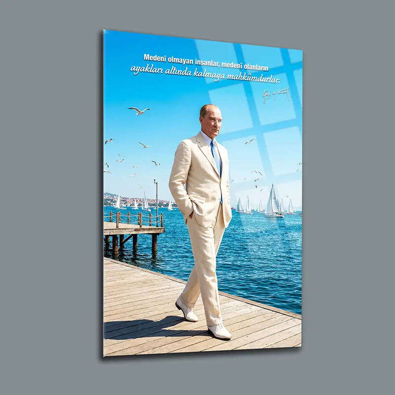 Atatürk YZ 438  Cam Tablo