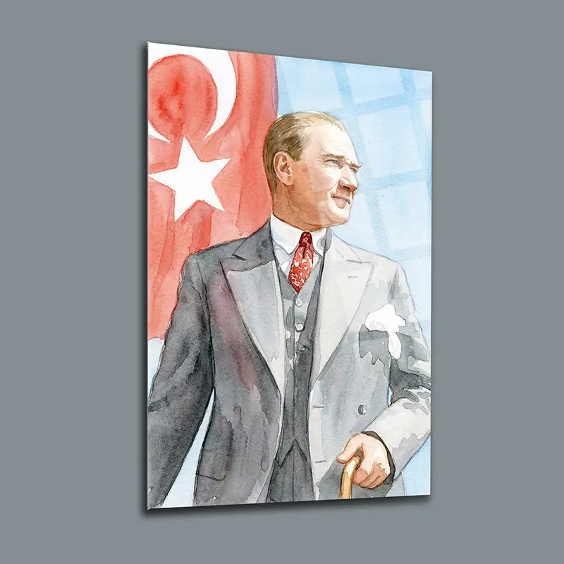 Atatürk YZ 459 Cam Tablo