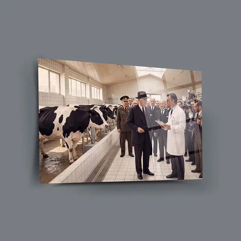 Atatürk YZ 462 Cam Tablo