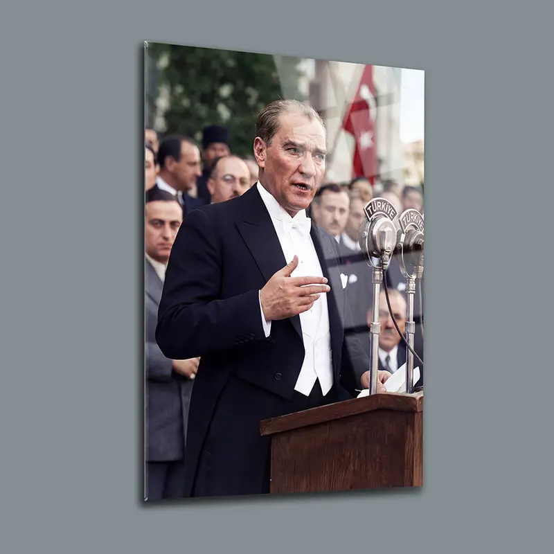 Atatürk YZ 465 Cam Tablo