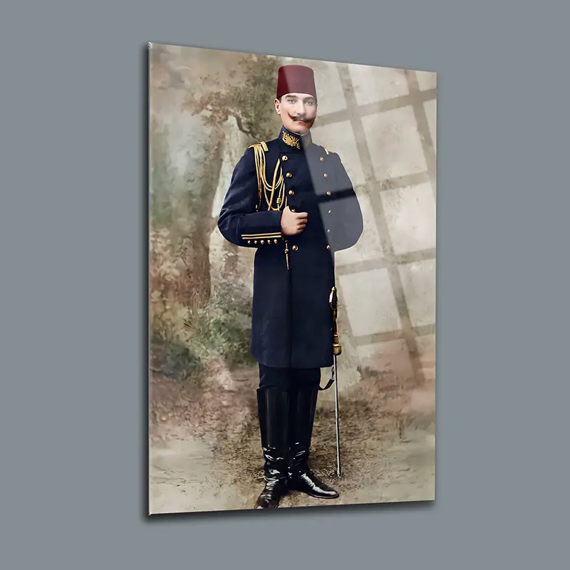 Atatürk YZ 478 Cam Tablo