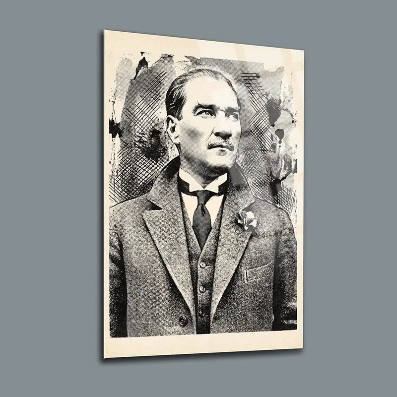 Atatürk YZ 484 Cam Tablo