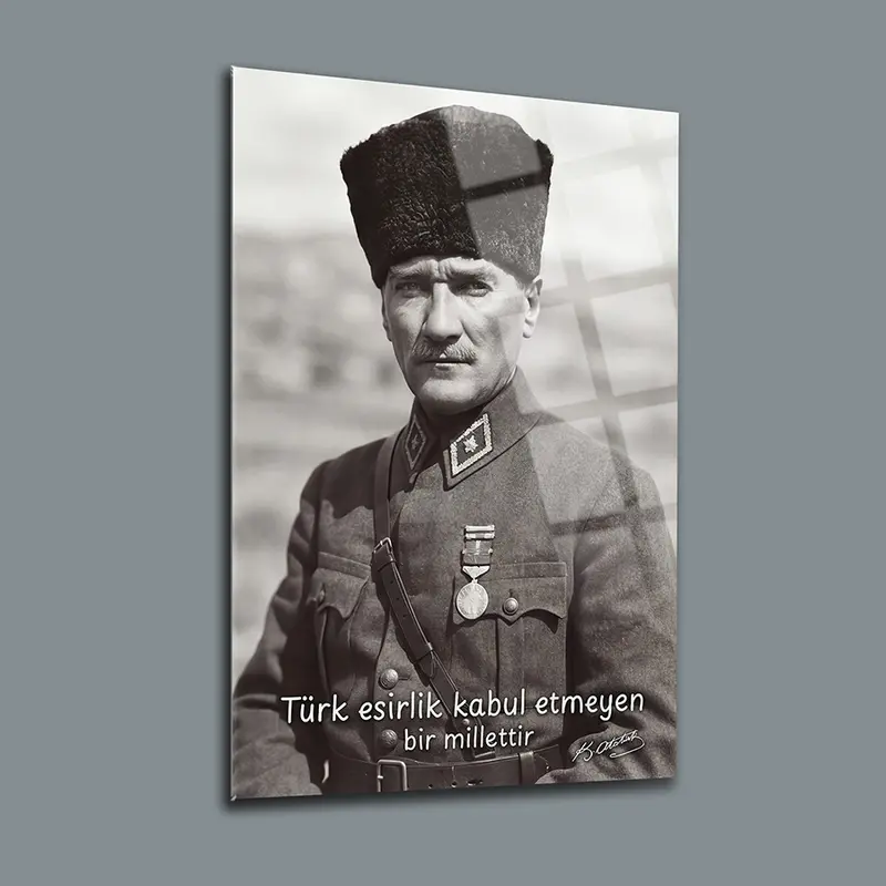 Atatürk YZ 490 Cam Tablo