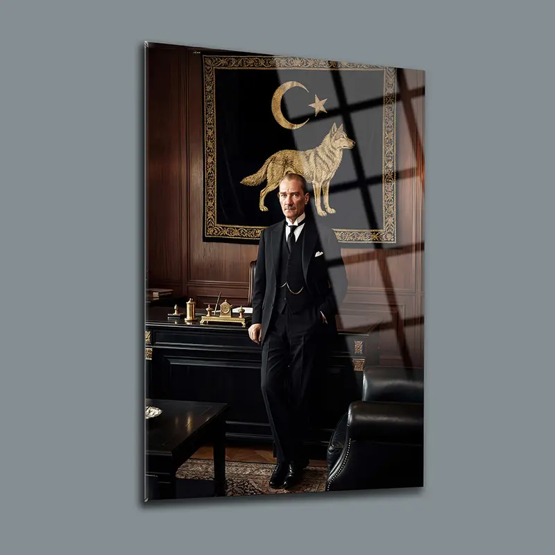 Atatürk YZ 492 Cam Tablo