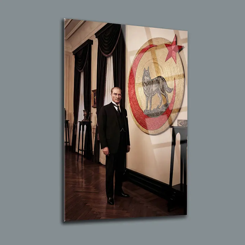 Atatürk YZ 494 Cam Tablo