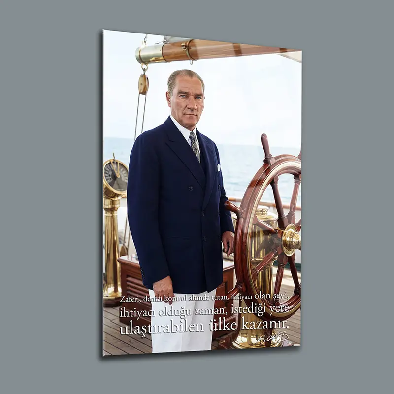 Atatürk YZ 496 Cam Tablo