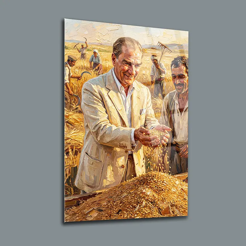 Atatürk YZ 499 Cam Tablo