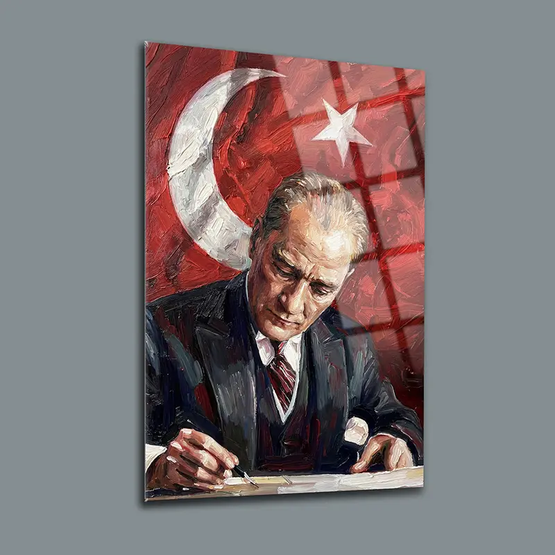 Atatürk YZ 502 Cam Tablo