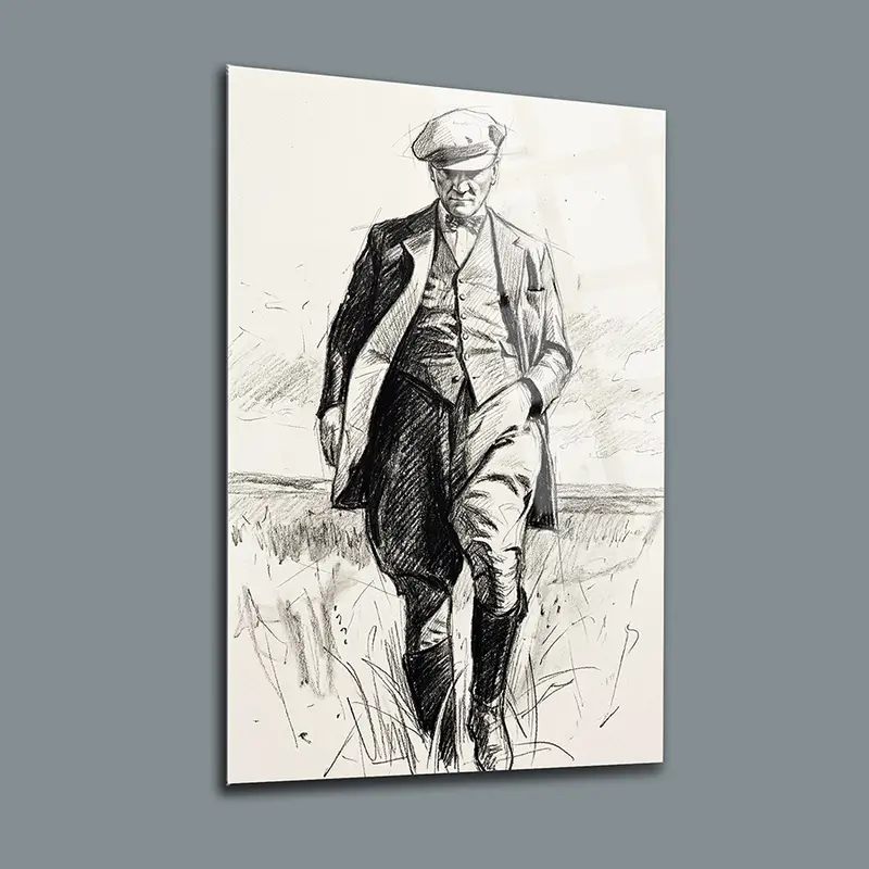 Atatürk YZ 538 Cam Tablo