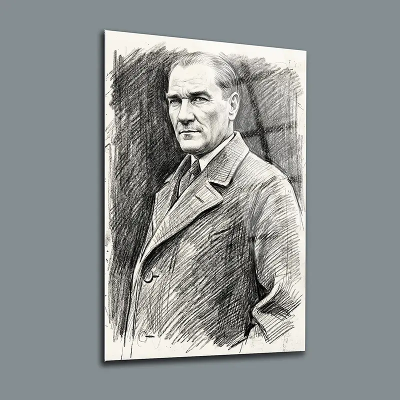 Atatürk YZ 540 Cam Tablo
