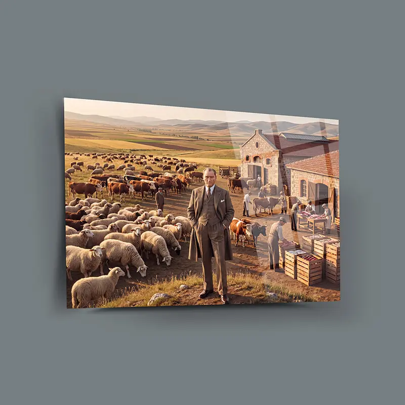 Atatürk YZ 548 Cam Tablo