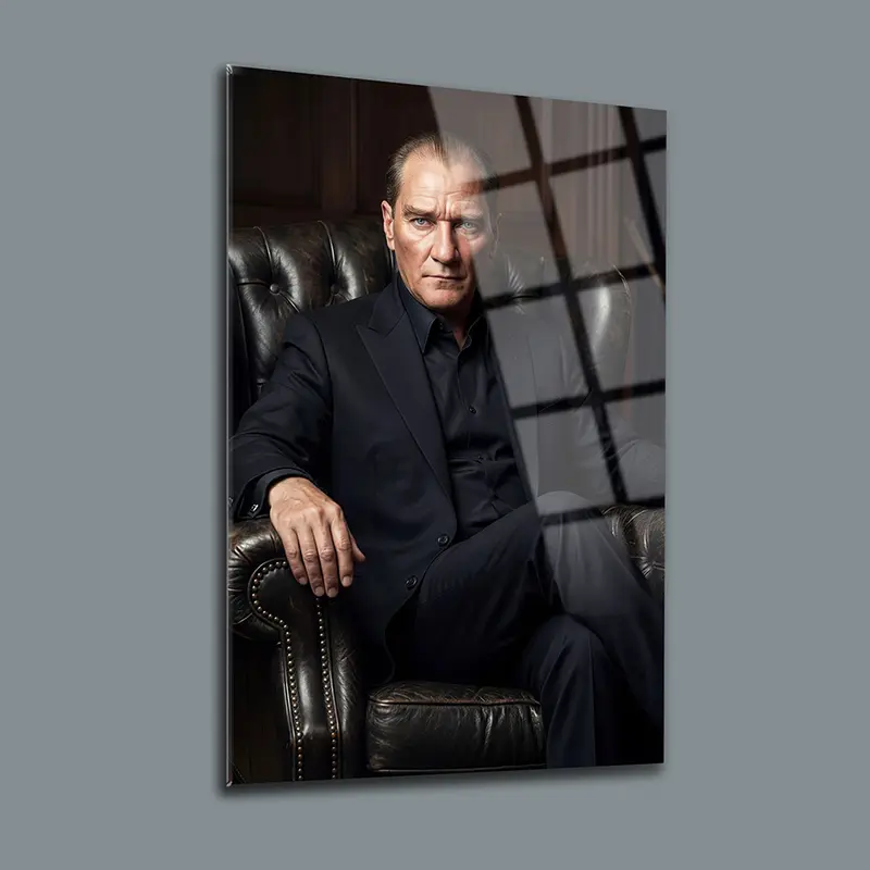 Atatürk YZ 563 Cam Tablo