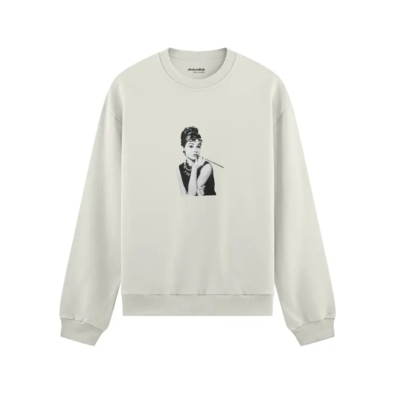 Audrey Hepburn Oversize Sweatshirt
