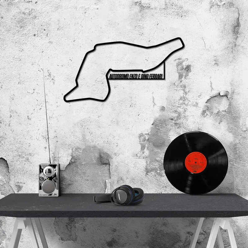 Autodromo Enzo e Dino Ferrari (IMOLA) Metal Tablo