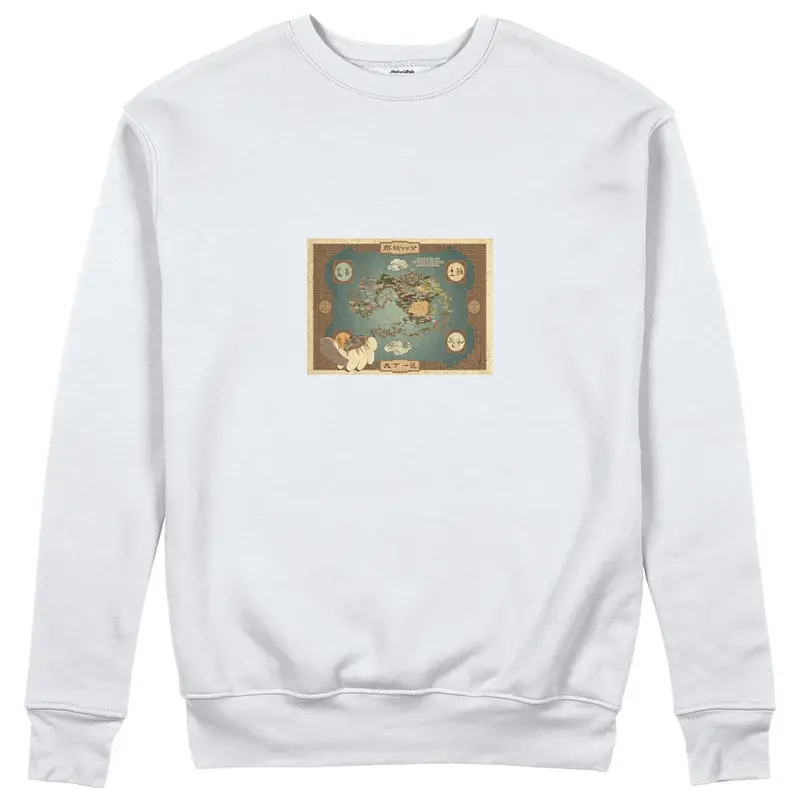 Avatar The Last Airbender Map Sweatshirt