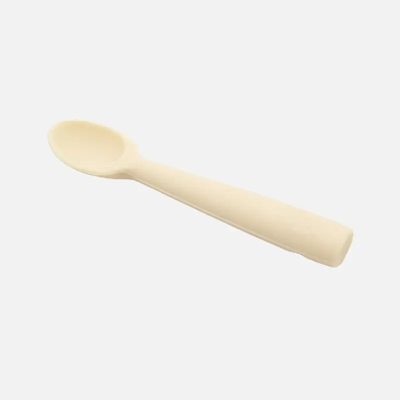 Babyjem Silikon Kaşık Ekru