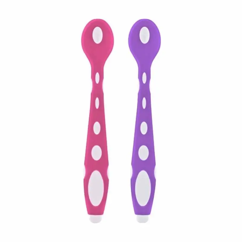 Babyjem Silikon Mama Kaşığı Pembe Mor