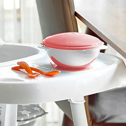 Babyjem Vakumlu Mama Tabağı Pembe