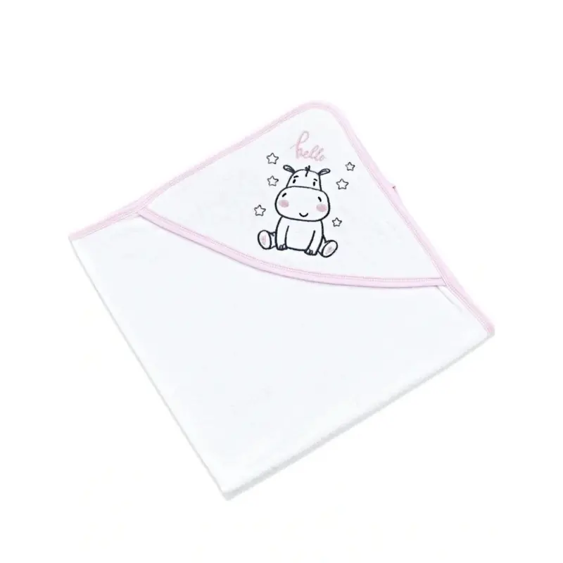 Babyjem Yenidoğan Banyo Havlusu Pembe