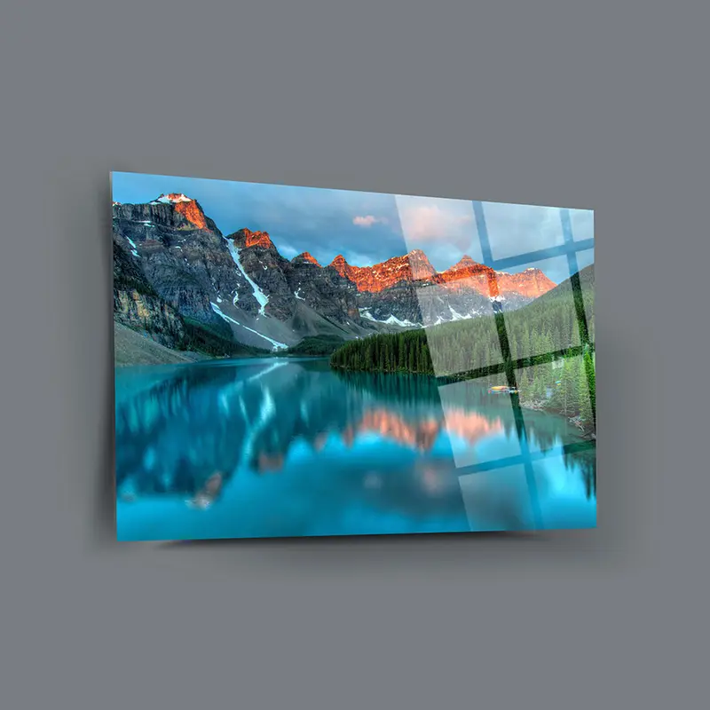 Banff Ulusal Parkı Cam Tablo