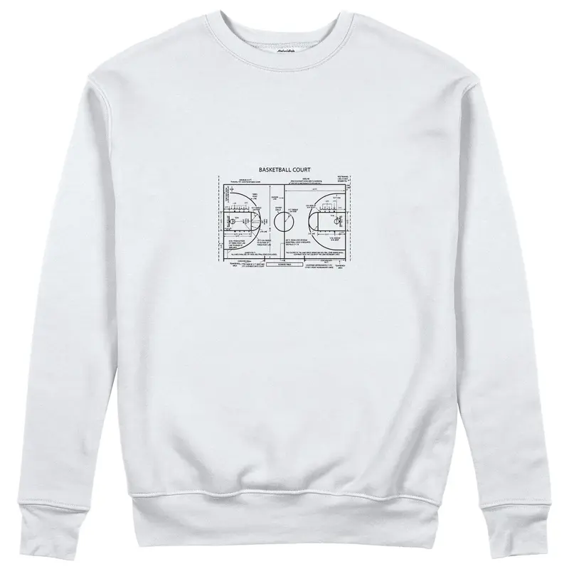 Basketball Court Sweatshirt
