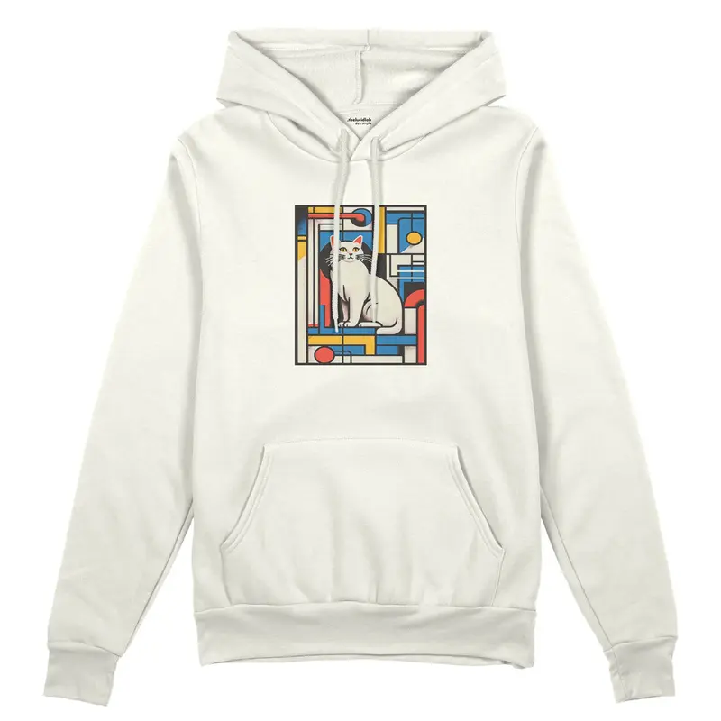 Bauhaus Cat Oversize Hoodie