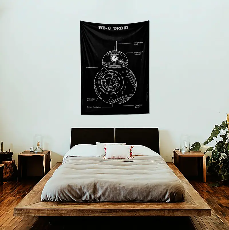 BB-8 Droid Chalkboard Duvar Örtüsü