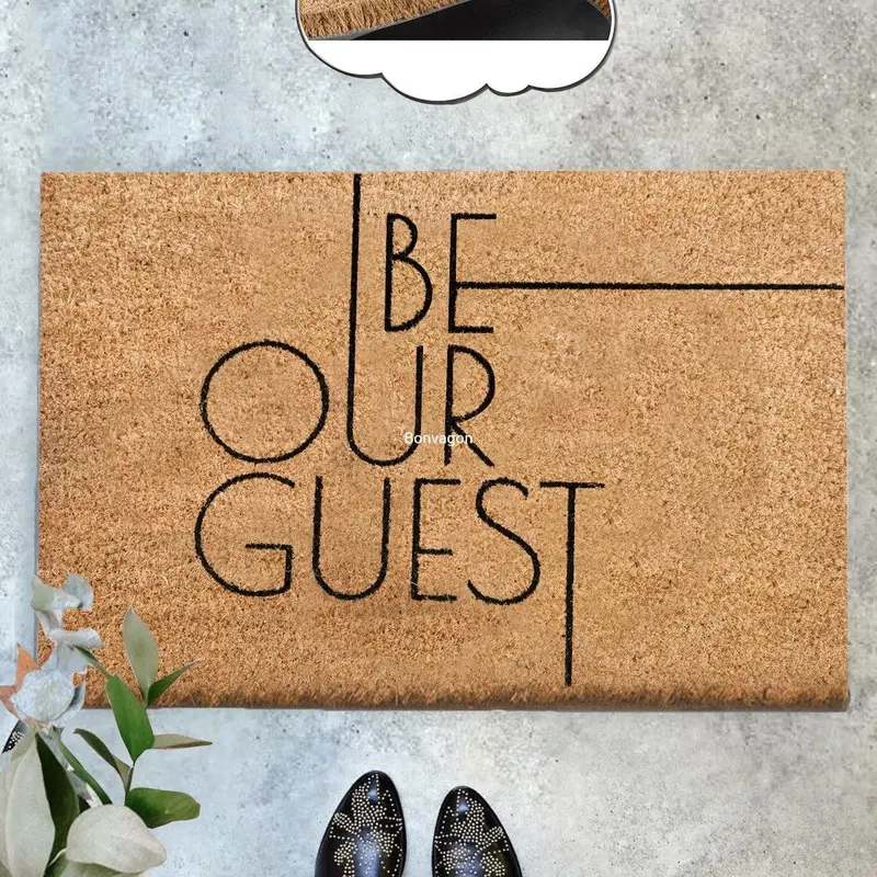 Be Our Guest Doğal Koko Hindistan Cevizi Kapı Önü Paspas 60x40cm