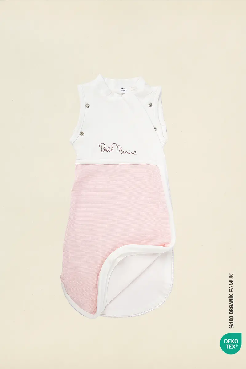 BebeMarin Bebek Bambu Kundak Tulum 0-6 Ay Pembe