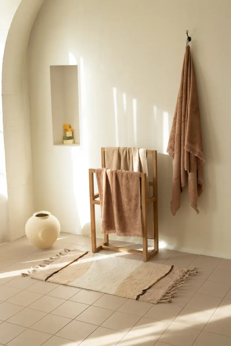 Belina Bambu Büyük Banyo Havlusu 90x150 cm Caramel